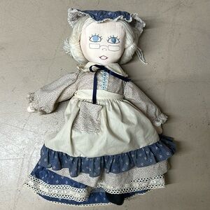 Handmade vintage Bonnie grandma doll